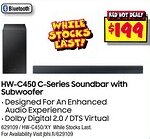JB Hi-Fi HW-C450 C-Series Soundbar with Subwoofer offer
