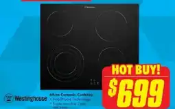 The Good Guys W Westinghouse 60cm Ceramic Cooktop offer