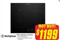 The Good Guys Westinghouse 60cm Induction Cooktop offer