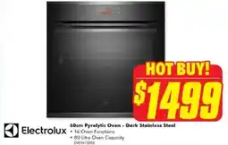The Good Guys 60cm Pyrolytic Oven - Dark Stainless Steel offer