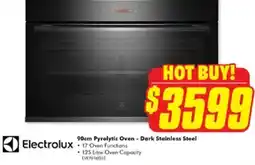 The Good Guys Electrolux 90cm Pyrolytic Oven - Dark Stainless Steel offer