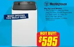 The Good Guys Westinghouse 8kg Top Load Washer offer