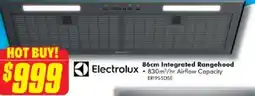 The Good Guys Electrolux 86cm Integrated Rangehood offer