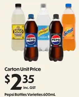 Campbells Wholesale Pepsi Bottles Varieties offer
