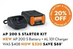 STIHL AP 200 S STARTER KIT offer