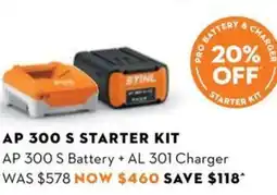 STIHL AP 300 S STARTER KIT offer