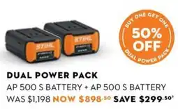 STIHL DUAL POWER PACK offer