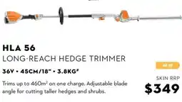 STIHL HLA 56 LONG-REACH HEDGE TRIMMER offer