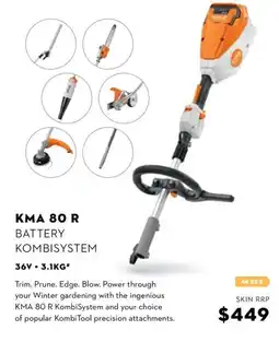 STIHL KMA 80 R BATTERY KOMBISYSTEM offer
