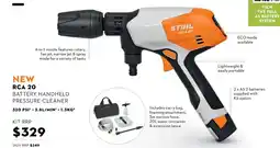 STIHL Rca 20 battery handheld pressure cleaner offer