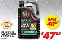 Auto One HPR 10 10W-50 FULL SYNTHETIC ENGINE OIL offer