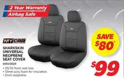 Auto One SHARKSKIN UNIVERSAL NEOPRENE SEAT COVER offer