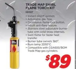 Auto One TRADE MAP SWIRL FLAME TORCH KIT HD027 offer