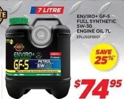 Auto One ENVIRO+ GF-5 FULL SYNTHETIC 5W-30 ENGINE OIL offer