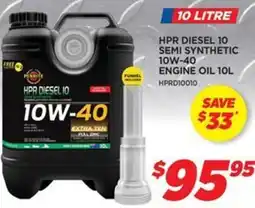 Auto One HPR DIESEL 10 SEMI SYNTHETIC 10W-40 ENGINE OIL offer