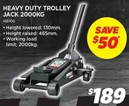 Auto One HEAVY DUTY TROLLEY JACK 2000KG offer