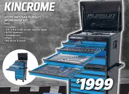 Auto One KINCROME 277PC MET/SAE PURSUIT WORKSHOP KIT offer