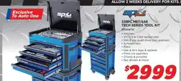 Auto One 339PC MET/SAE TECH SERIES TOOL KIT offer