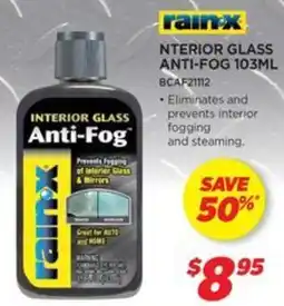 rain-x NTERIOR GLASS ANTI-FOG