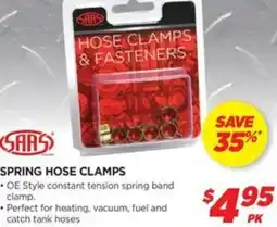 SPRING HOSE CLAMPS