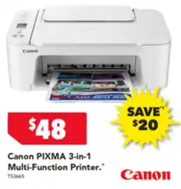 2nds World Canon PIXMA 3-in-1 Multi-Function Printer offer