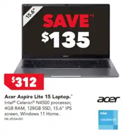 2nds World Acer Aspire Lite 15 Laptop offer
