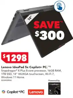 2nds World Lenovo IdeaPad 5x Copilot+ PC offer