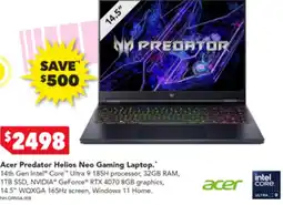 Acer Predator Helios Neo Gaming Laptop