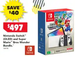 2nds World Nintendo Switch™ (OLED) and Super Mario Bros Wonder offer