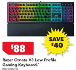 2nds World Razer Ornata V3 Low Profile Gaming Keyboard offer