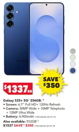 2nds World Galaxy S25+ 5G* 256GB offer