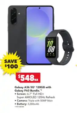 2nds World Galaxy A36 5G 128GB with Galaxy Fit3 Bundle offer