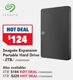 2nds World Seagate Expansion Portable Hard Drive - 2TB offer