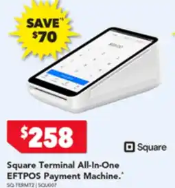 Square Terminal All-In-One EFTPOS Payment Machine