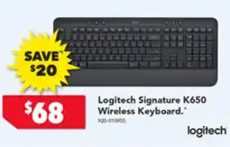 2nds World Logitech Signature K650 Wireless Keyboard offer