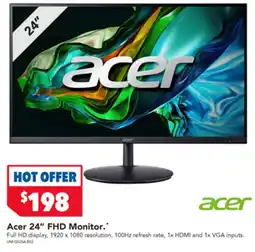 Acer 24" FHD Monitor