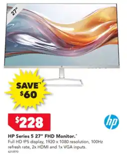2nds World HP Series 5 27" FHD Monitor offer