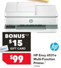 HP Envy 6531e Multi-Function Printer
