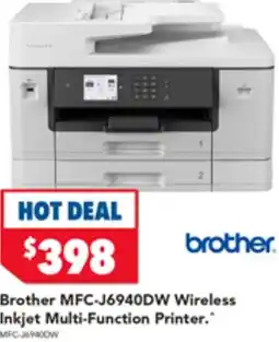 2nds World Brother MFC-J6940DW Wireless Inkjet Multi-Function Printer offer