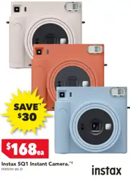 2nds World Instax SQ1 Instant Camera offer