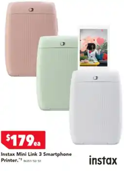 Instax Mini Link 3 Smartphone Printer