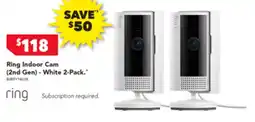 2nds World Ring Indoor Cam (2nd Gen) - White 2-Pack offer