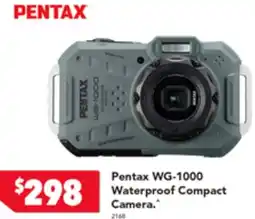 Pentax WG-1000 Waterproof Compact