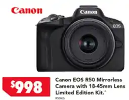 Canon EOS R50 Mirrorless Camera with 18-45mm Lens Limited Edition Kit