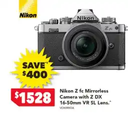 2nds World Nikon Z fc Mirrorless Camera with Z DX 16-50mm VR SL Lens offer