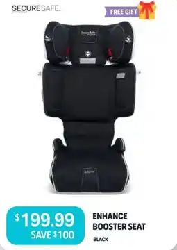Baby Kingdom ENHANCE BOOSTER SEAT BLACK offer