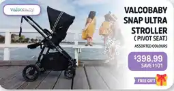 Baby Kingdom Valcobaby snap ultra stroller (pivot seat) assorted colours offer