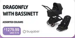 Baby Kingdom Dragonfly with bassinett assorted colours offer