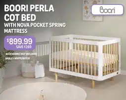Baby Kingdom Boori perla cot bed with nova pocket spring offer