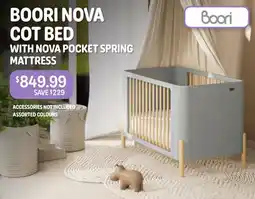 Baby Kingdom Boori nova cot bed with nova pocket spring mattress offer
